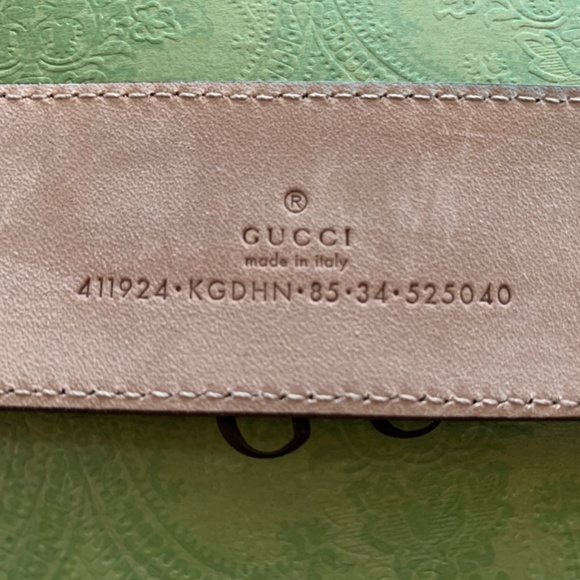 AUTHENTIC GUCCI BELT - Picture 3 of 5